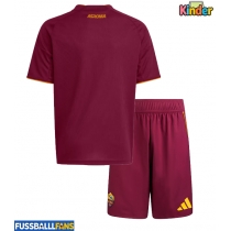 AS Roma Heimtrikotsatz Kinder 2025-26 Kurzarm (+ Kurze Hosen)